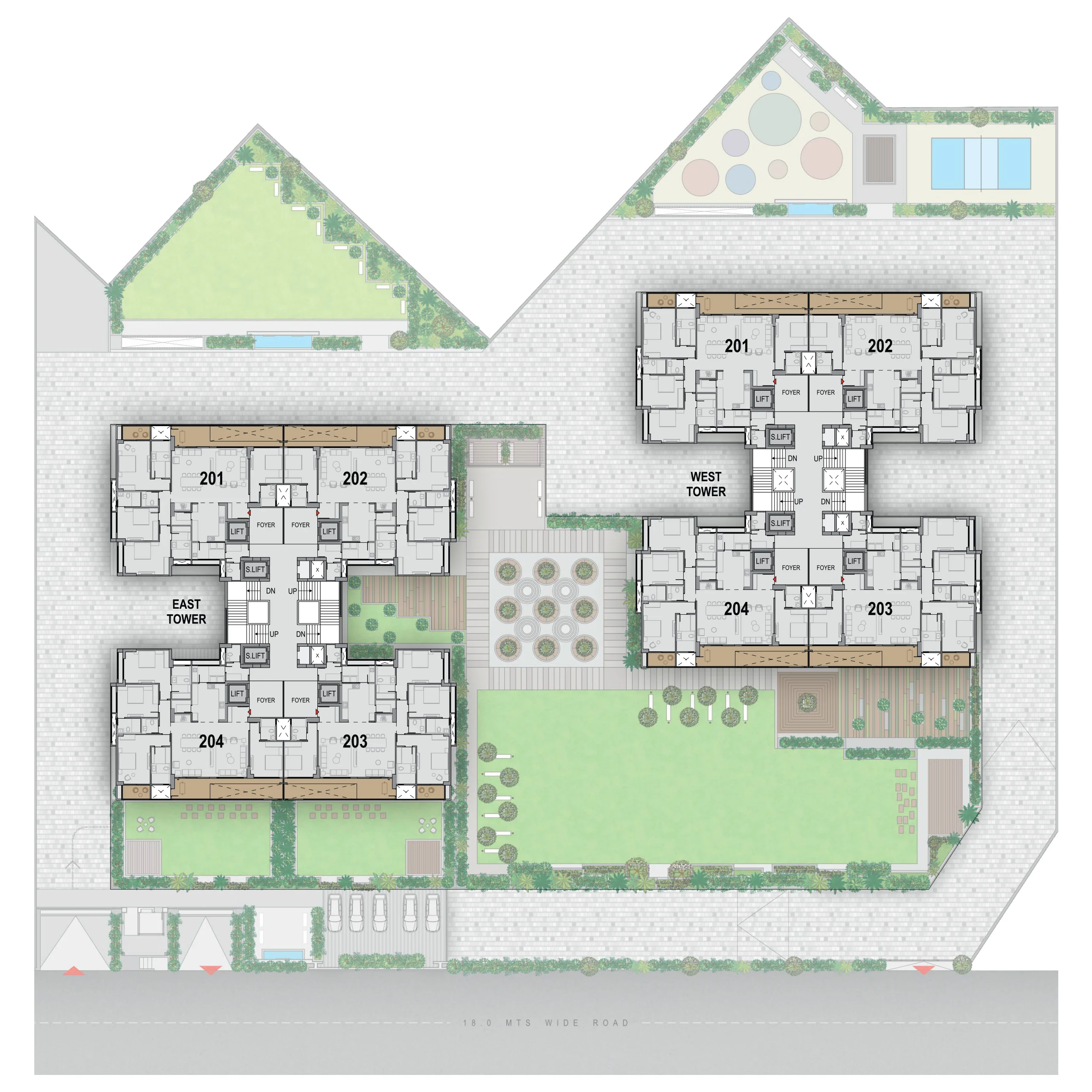 Block Plan: 2nd Floor
