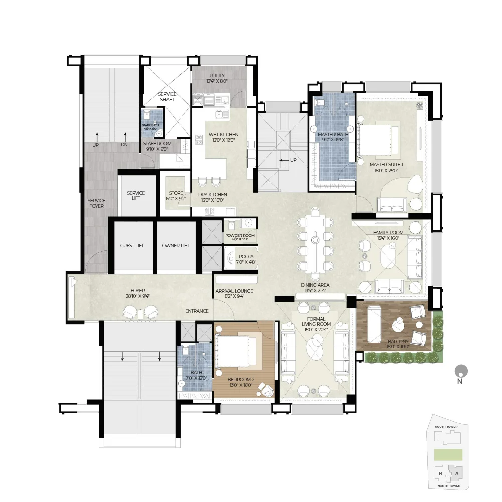 North-Tower-Type-A