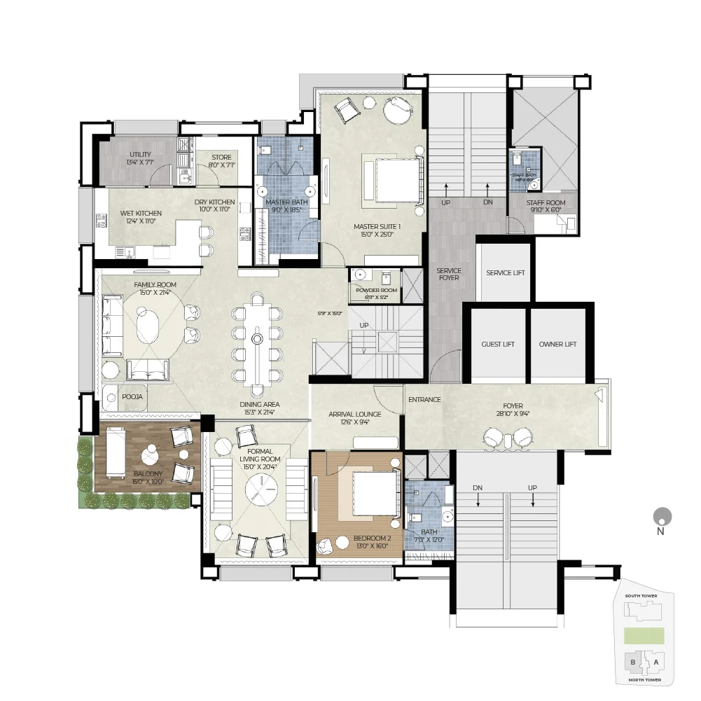 North-Tower-Type-B